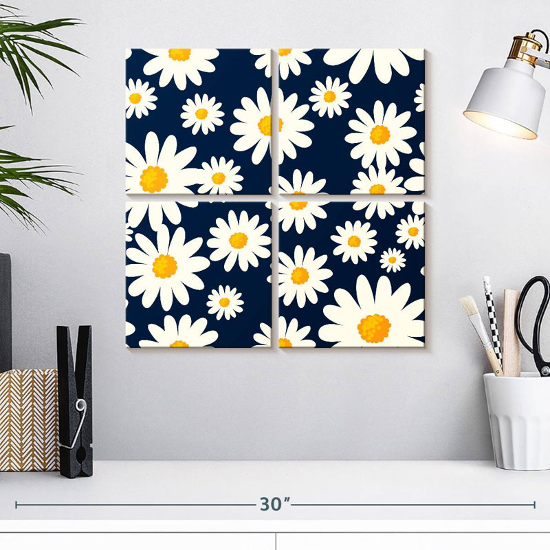 Harnek Daisy Pattern, 18" H x 18" W
