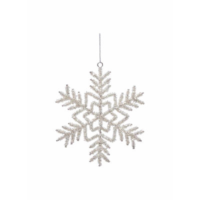 6'' Solid Colour Metal Holiday Shaped Ornament