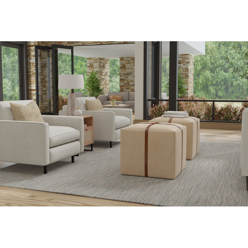 Strap Square Ottoman