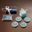 Plateau en porcelaine Mariposa