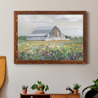 Country Fields - Single Picture Frame Painting on Canvas