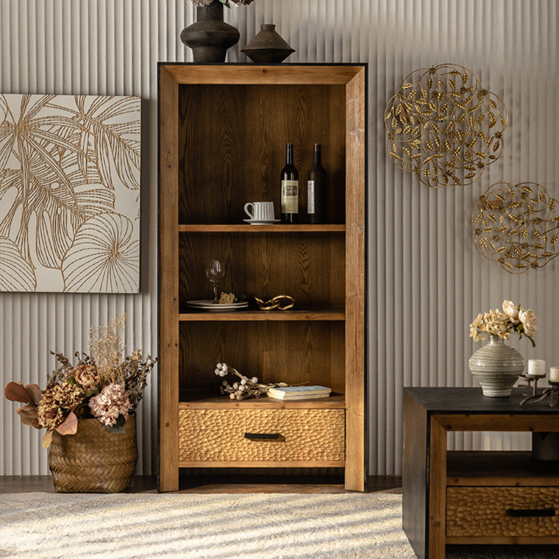 American Retro Light Luxury Display Cabinet