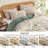 100% Cotton Yarn-Dyed Jacquard Duvet Floral Duvet Cover Set-115609428-115609412