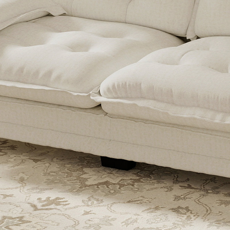 77 "canapé-lit en chenille moderne et confortable pour le salon, Beige