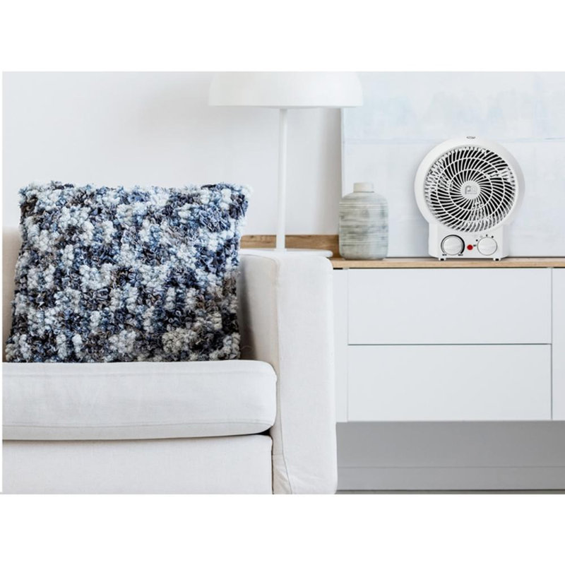 Perfect Aire White Electric Fan Forced Heater with Thermostat