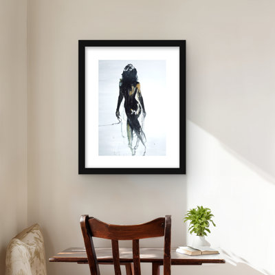 Abstract Woman Silhouette Print | Black Figurative Art Decor