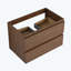 Ensemble de meuble-lavabo simple 29,5 po avec plateau en céramique Gromling-848651582