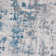 Longino Abstract Blue/Cream Indoor Area Rug for Living Room, Dining Room, Bedroom