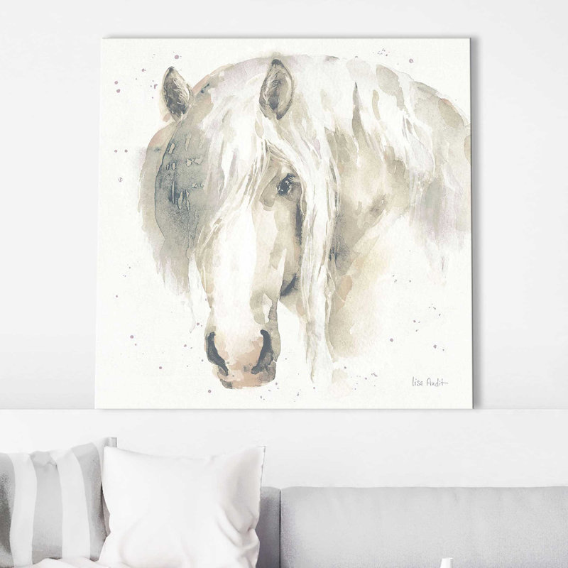 «Farm Friends VI Neutral (Square)» par Lisa Audit Print, Toile tendue, H 18 po x l 18 po x P 1 po