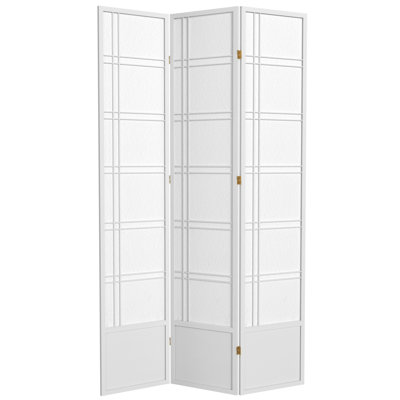 83.5" Double Cross Shoji Room Divider