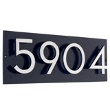 Floating 1-Line Wall Address Plaque