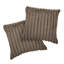Housses de coussin décoratif décoratives en fausse fourrure de lapin brun clair avec insertions décoratives-103220873