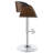 Black And Chrome Adjustable Bar Stool