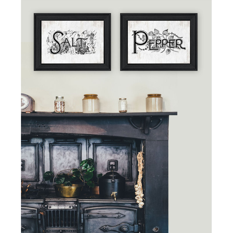 Art mural encadré «Salt and Pepper» par Ophelia & Co., impression d'art mural pour la maison