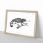 Chameleon in Black & White by George Shaw - Framed Print-55621377-55621380