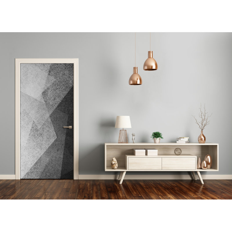 Abstract Lines Door Decal