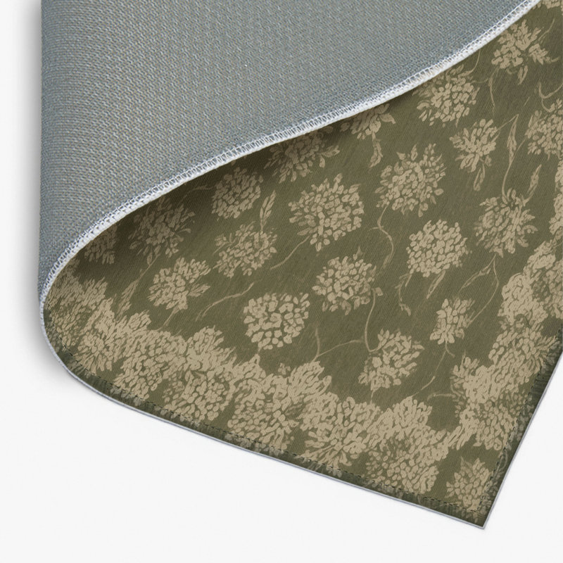 Tapis d'intérieur et d'extérieur brun Botanical, Rectangulaire 8 pi x 10 pi