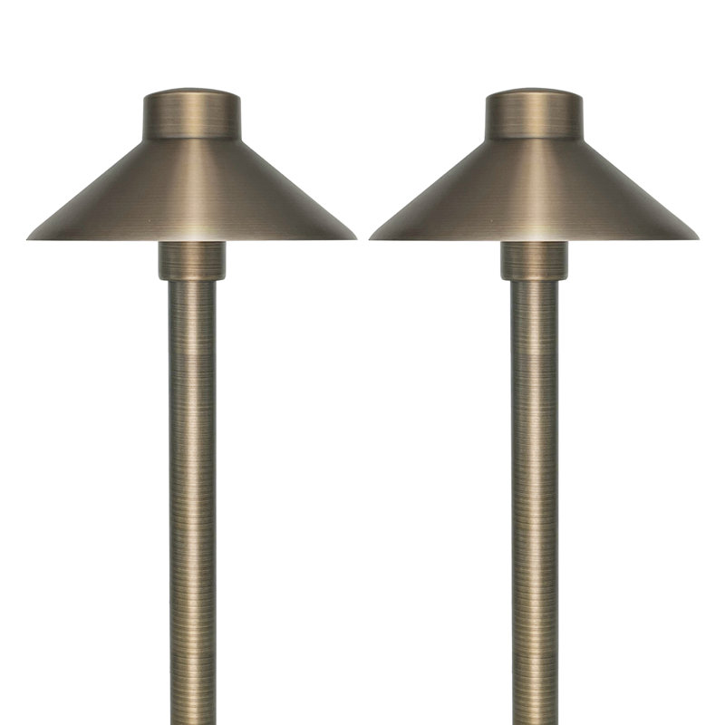 Brass Low Voltage Integrated LED Pathway Light Pack