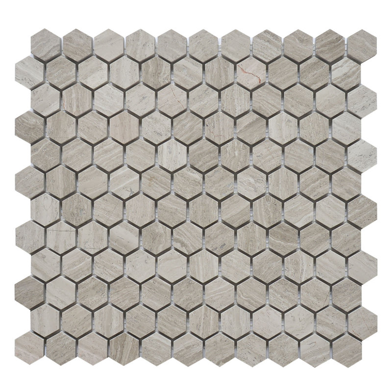 Carreau de mosaïque de marbre et de nid d'abeille en marbre 1 po x 1 po