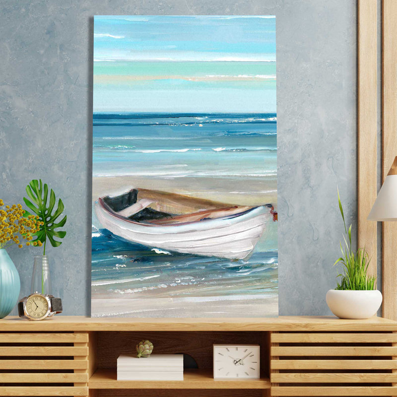 Shore Houbling par Sally Swatland - Peinture, H 60 po x l 36 po