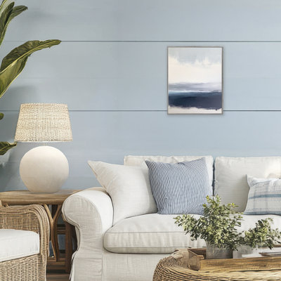 Giclée de cadre marin abstrait Lunetta, design par Amanda Tsoukanelis
