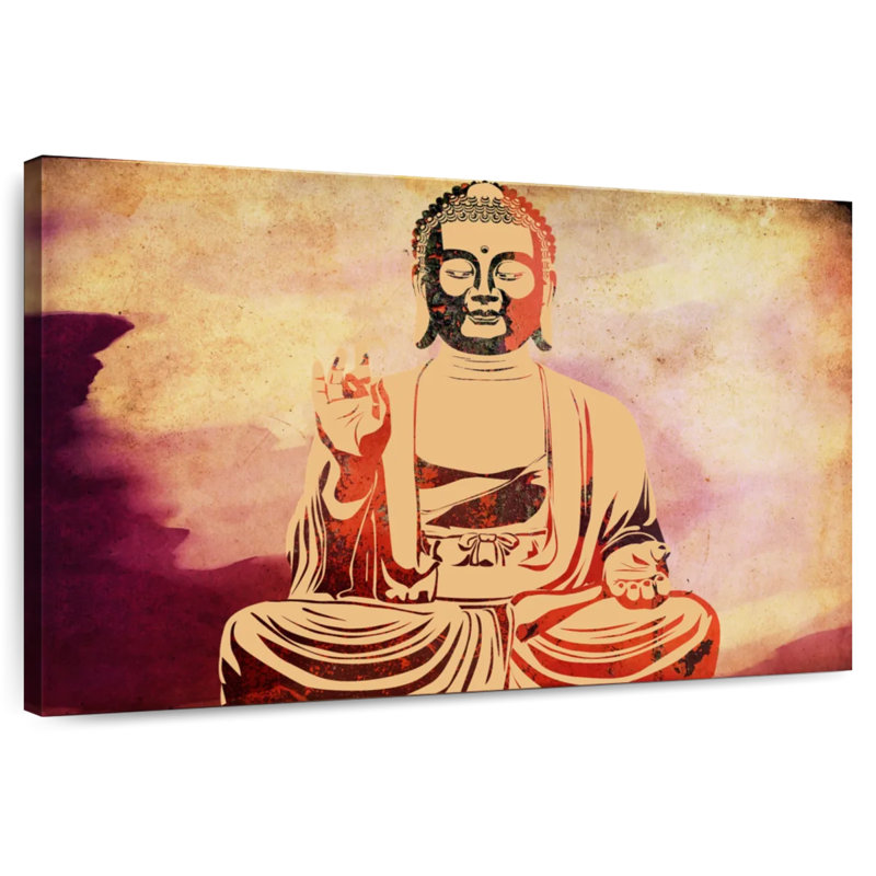 Leisha Warm Buddha, 26" H x 39" W