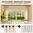 Aresha 1" Dia. Curtain Rods Adjustable Length Single Curtain Rod Black for Ceiling/Wall Mounting-828860293-867384527