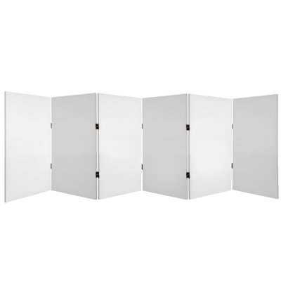 Amanullah 2 Ft. Short Canvas Folding Screen by Ebern Designs