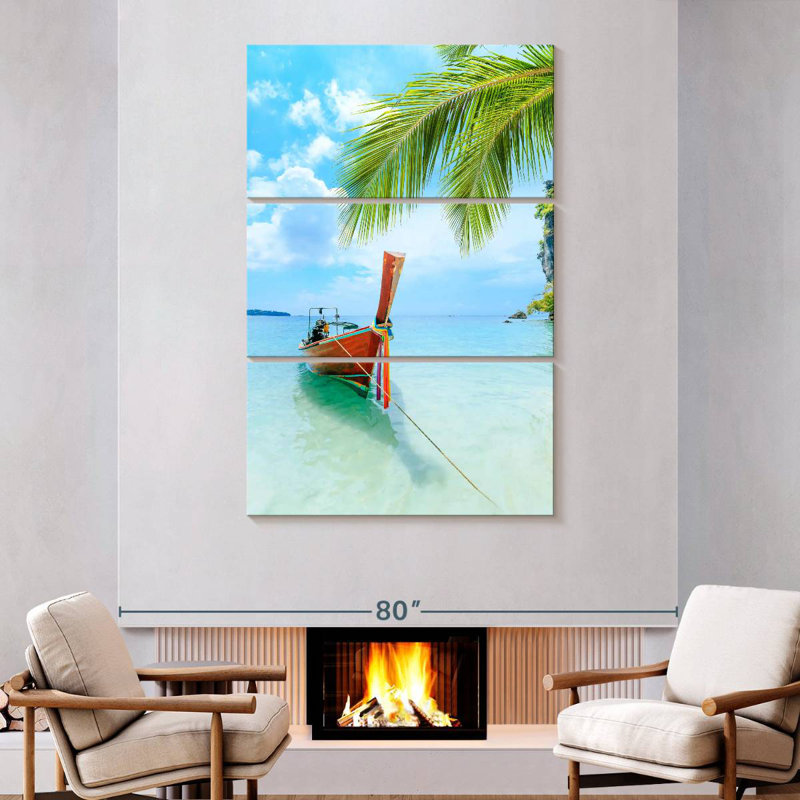 Mehar Long-Tail Boat In Phuket, 74" H x 48" W