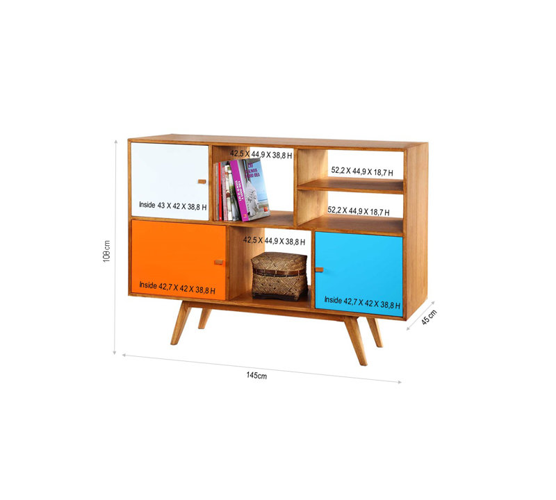 Phelan 145cm Sideboard, Multi