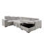 Canapé modulaire en U avec sièges réglables, canapé-lit avec méridienne coulissante Modern-116969590