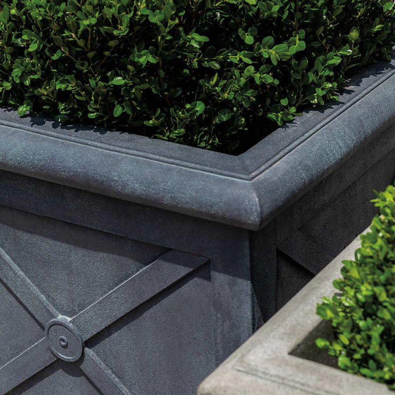 Montparnasse Handmade Planter, Nero Nuovo, 24.5" H x 25.75" W x 25.75" D