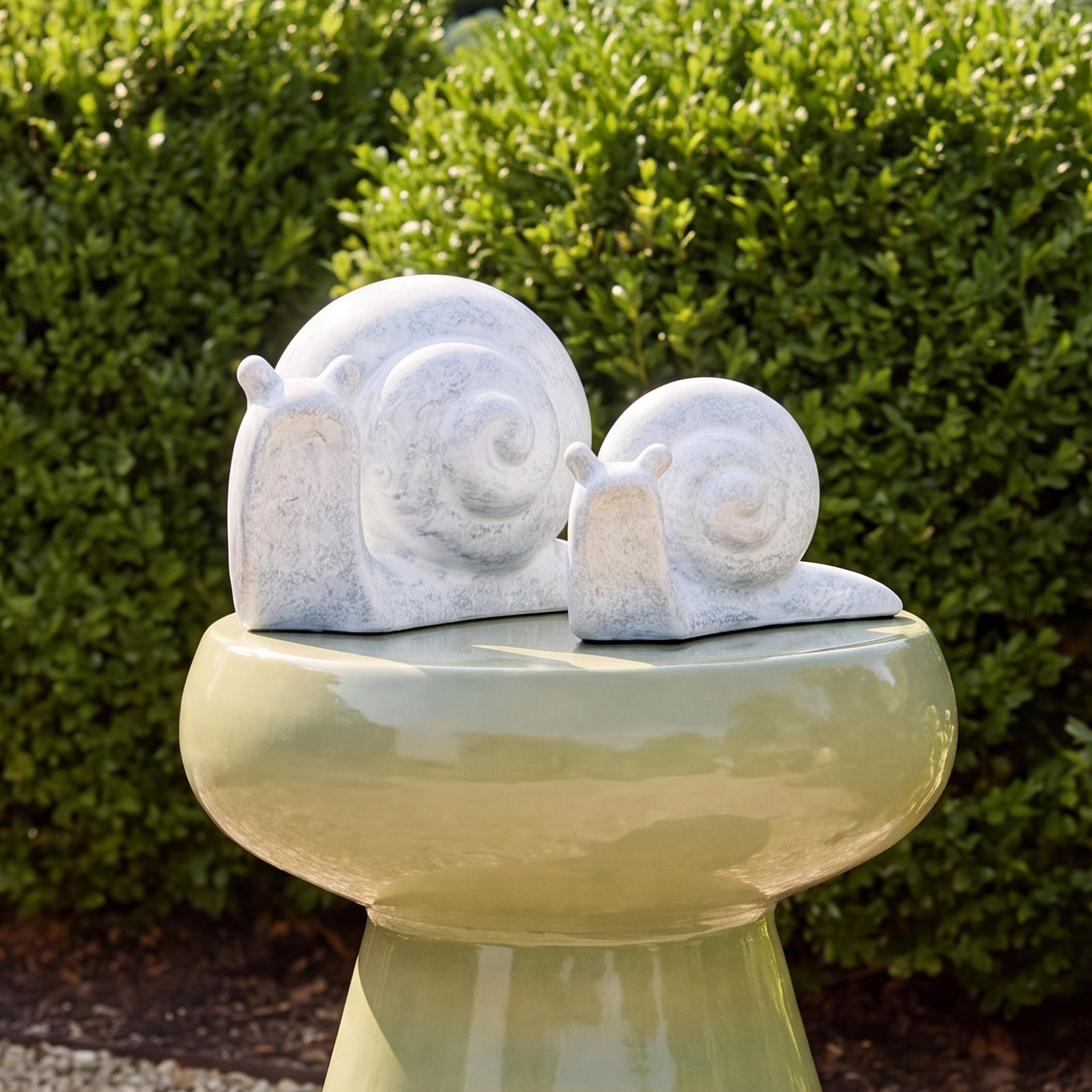 Veasey Snail Garden Statue