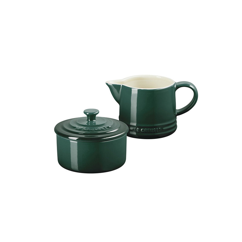 Le Creuset Stoneware Cream & Sugar Set, Artichaut
