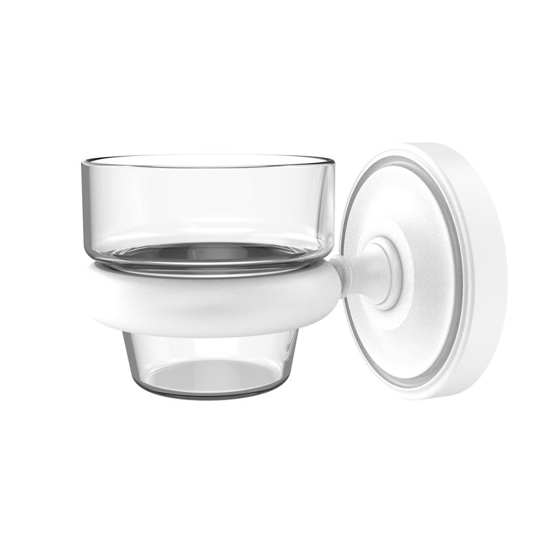 Adria 4'' H Brass Wall Wall Sconce, Matte White