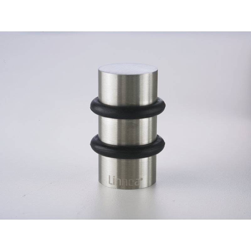 Stainless Steel Floor Mount Stop, Satin Stainless Steel