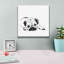 «Line Dog Pug II» par Chris Paschke, estampe numérique sur toile-430199603