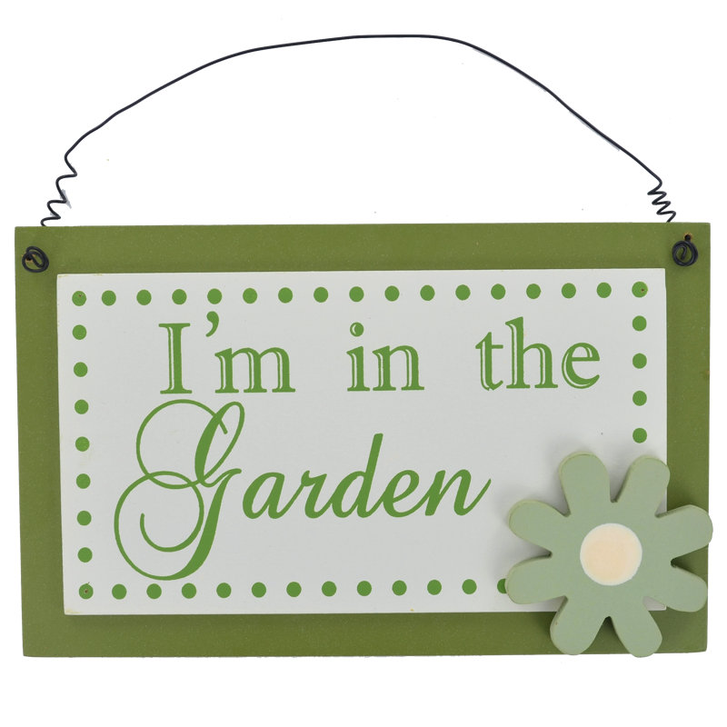 Billerica Wood Plants & Flowers Garden Plaque