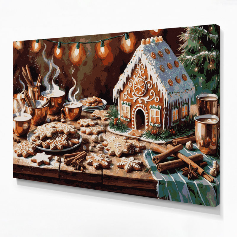 Art mural sur toile de Noël, H 20 po x l 30 po