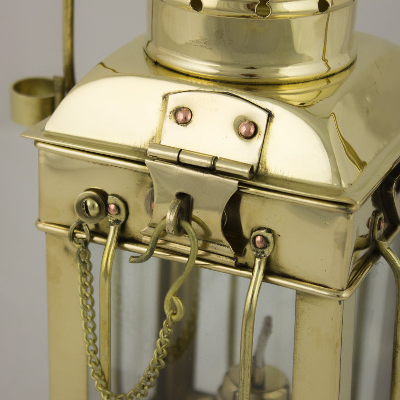 Metal Wall Lantern with Candle Included