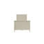 Moderne lit chambre à coucher lit-bateau tête de lit design contreplaqué 1pc cadre de lit blanc-1803173352
