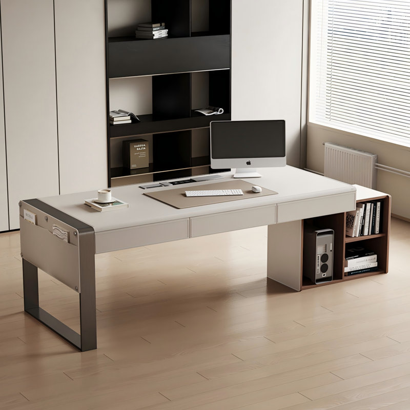 Bureau rectangulaire minimaliste 62,99 "italien, 29.53" H x 62.99" W x 27.56" D