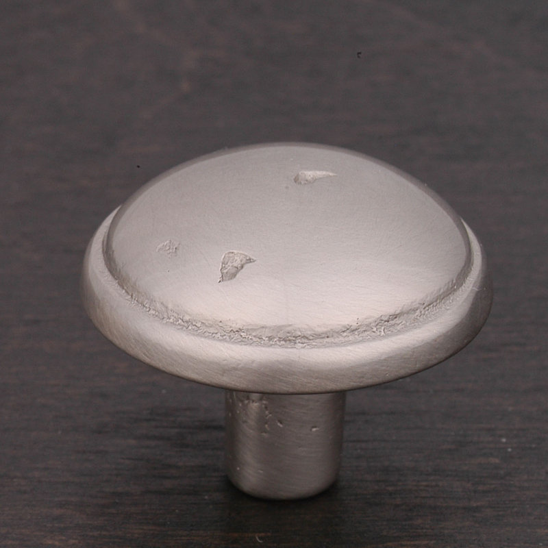 CK Series 1 3/8" Diameter Mushroom Knob, Satin Nickel (Pewter)