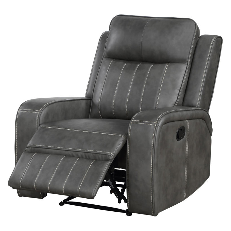 Hemel 3-Piece Grey Motion Reclining Sofa Set