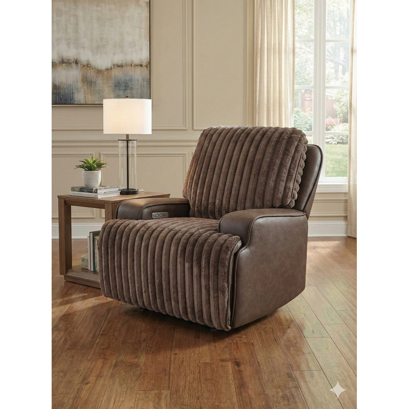 Bryonhall Power Recliner Chair (brown), Brown
