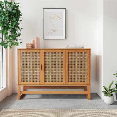 Isik 53.3'' Solid Wood Sideboard