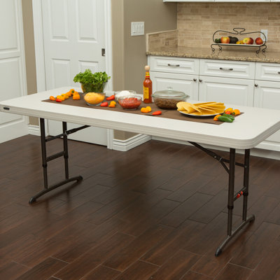 LIFETIME 6-FOOT ADJUSTABLE HEIGHT TABLE