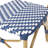Outdoor Pe Chairs, French Style, Aluminum, Navy Blue, Print, Rust Garden Bistro Aluminum Frame, , Furniture
