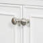Ensemble de meuble-lavabo 30 po avec lavabo, armoire de salle de bain multifonctionnelle avec portes et tiroir, structure solide et panneau de fibres à densité moyenne-115688403