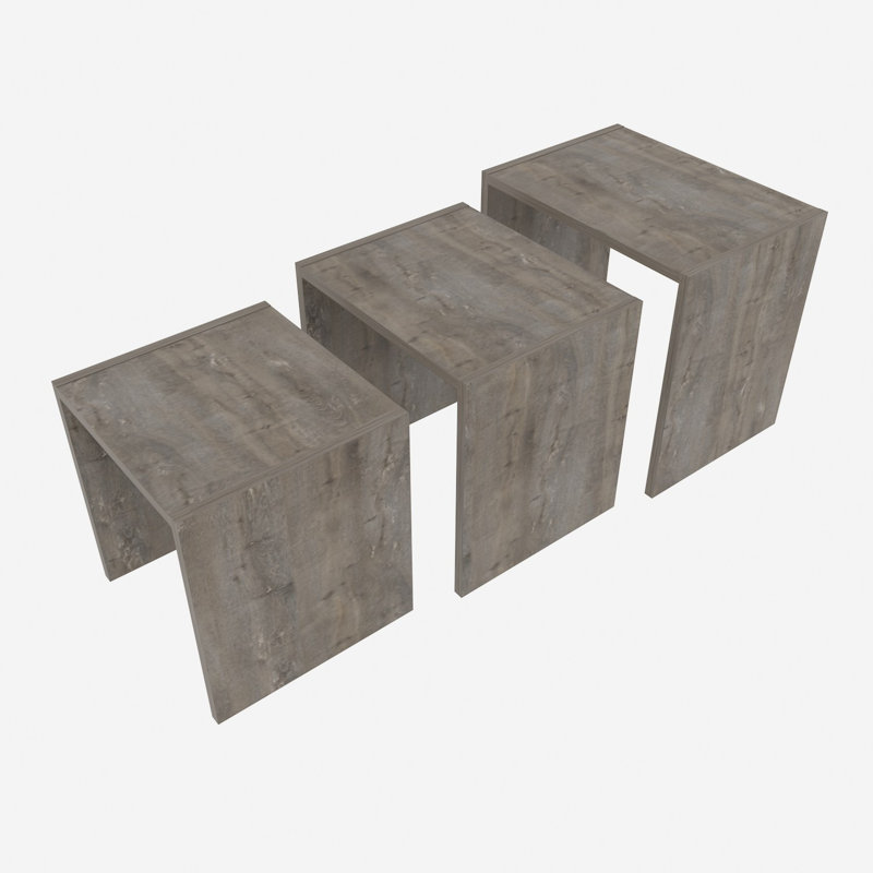 Sidonija Coffee Table, Dark Grey Top/Dark Grey Base